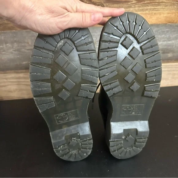 Dr.‎ Doc Martens 1461 Bex Black Leather Oxford Shoes US Men's 10 Chunky Combat - Picture 7 of 12